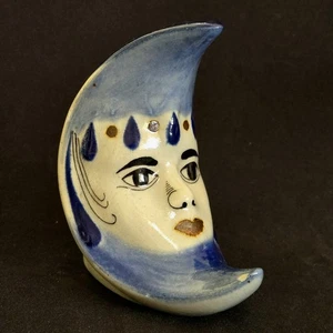 Arte Popular México Cerámica Hombre en la Luna Pintada a Mano y Firmada J. Campe De Colección  - Imagen 1 de 20