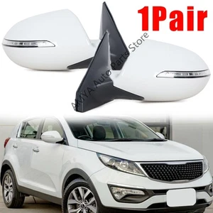 1Pair For KIA Sportage R 2011-2016 Outside Rearview Mirror Electric Folding 7Pin - Picture 1 of 6