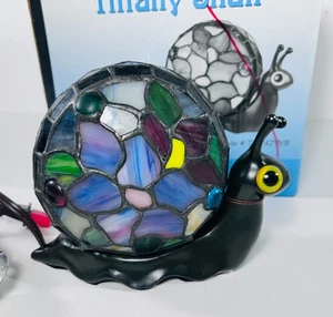 Quoizel Tiffany Style Snail Accent Night Light Lamp - NEW IN BOX - Picture 1 of 4