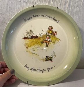 Hollly Hobbie 11" Collectors Edition 2 Decorative Plates EUC Made In USA - Picture 1 of 11
