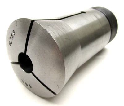 LYNDEX 9/16" 16C ROUND COLLET w/ INTERNAL THREADS - Image 1 of 3