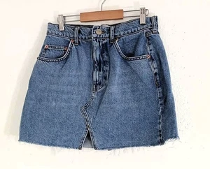 BDG Urban Outfitters Women's Blue Denim distressed Skirt With Pockets Size M - Picture 1 of 6
