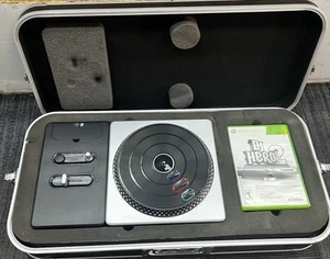 Microsoft Xbox 360 Activision DJ Hero 2 Music And Dance Turntable In Case &stand - Picture 1 of 11