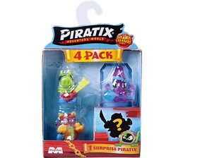 Juego - Magicbox 530PPX2B412IN00 Piratix pack de 4 figuras sorpresas - Imagen 1 de 3