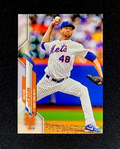 2020 Topps JACOB deGROM #/300 Advanced Stats SP #332 Baseball Card New York Mets