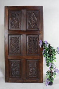 massivholz handgeschnitzte Tür zimmertür Schiebetür Scheunentor Sliding Door -F - Bild 1 von 24