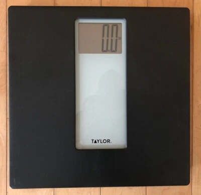 TAYLOR digital Electronic Tempered Glass Scale Black 7358W 1918 - Image 1 of 4