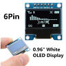 2.4cm 6Pin Blanco Oled Pantalla LCD Pantalla Spi SSD1306 Iic Módulo para Arduino