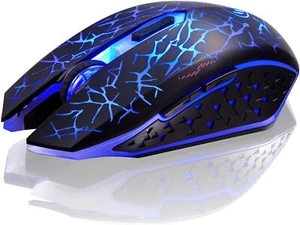 UIOSMUPH K6 Maus Gaming Computer ohne Kabel, Optik USB Leise Mouse - Bild 1 von 7