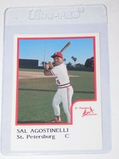 1986 PROCARDS ST. PETERSBURG CARDINALS SAL AGOSTINELLI CARD