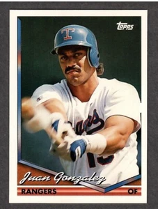 1994 Topps Pre-Production Sample Card # 34 , Juan Gonzalez - I Combine S/H - Picture 1 of 2