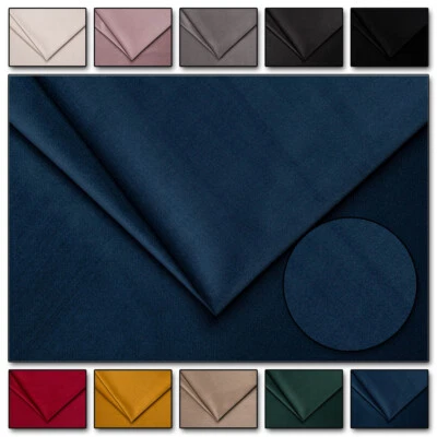 Premium Modern Plüsch Polsterstoff Möbelstoff Velours Meterware VELVETTINO - Bild 1 von 4