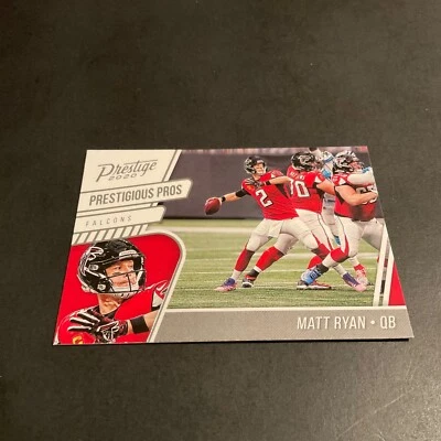2020 Prestige Matt Ryan Prestigious Pros # PP-MR Atlanta Falcons - Image 1 of 2