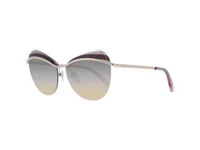 Gafas de sol Emilio Pucci EP 112 28B púrpura sin montura ojo de gato marco de metal 59-14-140 Foto 1 de 3