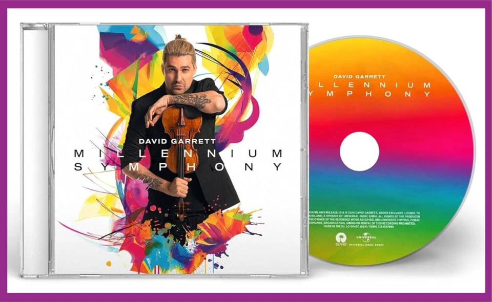 David Garrett "millennium symphony" CD NEU Album 2024 - Bild 1 von 1