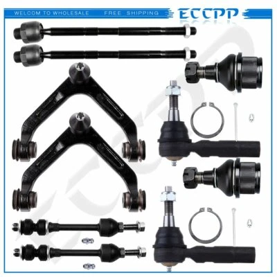 Suspensión ECCPP 10 piezas brazos de control rótulas para 03-05 Dodge Ram 3500 2x2 tracción trasera Foto 1 de 4