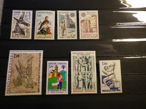 8x Timbres ANDORRE ANDORRA 1979 Annee COMPLETE Neuf ** Unused MNH ** - Picture 1 of 1