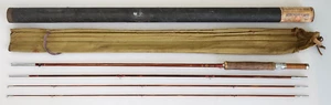 Montague Flash 9' Split-Bamboo Fly Fishing Rod, Medium Trout, 2 Tips, Bag, Tube - Picture 1 of 11