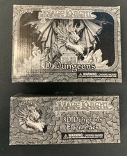 WizKids Mage Knight 3D Dungeons Starter Set and Floor Pack COMPLETE