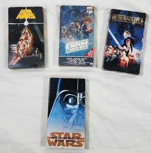 Star Wars Empire Strikes Back Return of the Jedi Making of Star Wars VHS Lot (4) - Picture 1 of 11