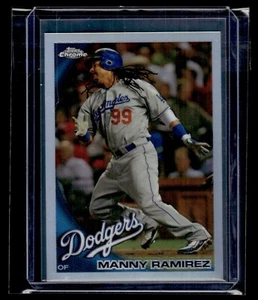 2010 Topps Chrome Refractor #20 Manny Ramirez Dodgers - Picture 1 of 2