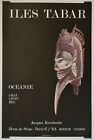 Iles Tabar Oc&#233;anie	1971 Affiche Originale Exposition Art Premier Oc&#233;anie