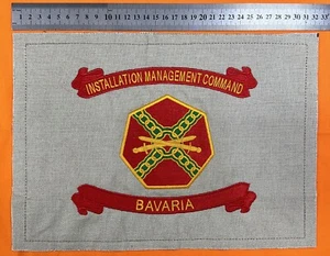 US Army Flagge Banner Guidon Installation Management Bavaria 01 - Picture 1 of 1