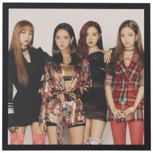 BLACKPINK - "SQUARE UP" 1. Mini Album SCHWARZ Ver. Offizielle Postkarte Inklusion - Bild 1 von 2