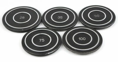 5x LOMO Metal FRONT CAP Set for TEMP Style 28 35 50 75 100 Lens / Lenses - Image 1 of 2