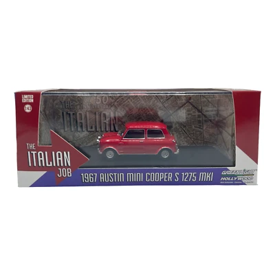 The Italian Job MINI Cooper Red 1:43 Scale DieCast Metal Vehicle Greenlight R53 - Image 1 of 4