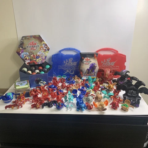 Huge Bakugan Battle Brawlers Lot X 75 - Brawlers, Figures & Cards - Translucent Cover