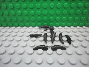 Lego 10 Black Barb Pequeño Casco Cuerno NUEVO - Imagen 1 de 1