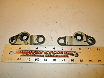 KAWASAKI KX250 REAR SHOCK MOUNT BRACKET SET 32037-1495 KX KDX 250 KDX250 lm - Image 1 of 4