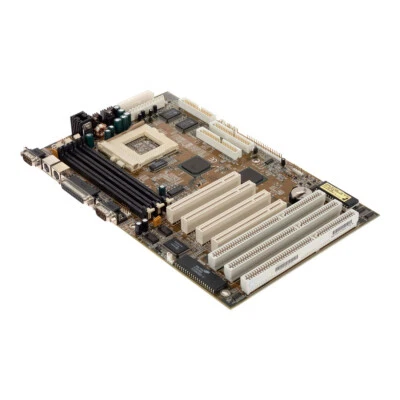 Motherboard ATX ECS P5TX-A Socket 7 Sdram PCI Isa - Image 1 of 3