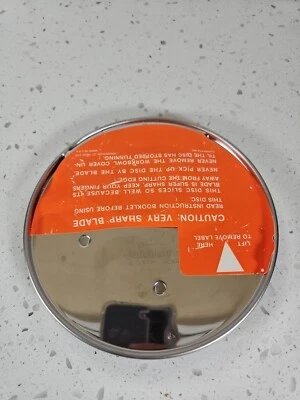 Cuisinart Blade DLC-144  4mm Slicing Disc for DLC-10 Food Processor Stainless  - Image 1 of 3