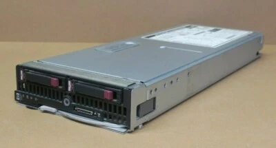 HP ProLiant BL460c Blade Server 2x Quad-Core E5440 8GB Ram 2x 146GB HDD AK502A - Image 1 of 4
