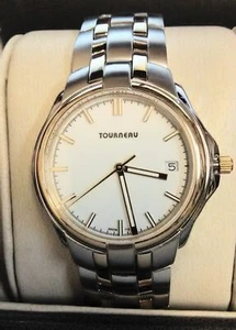 Tourneau A9516WHT Men's Two Tone Bracelet Watch - Picture 1 of 5