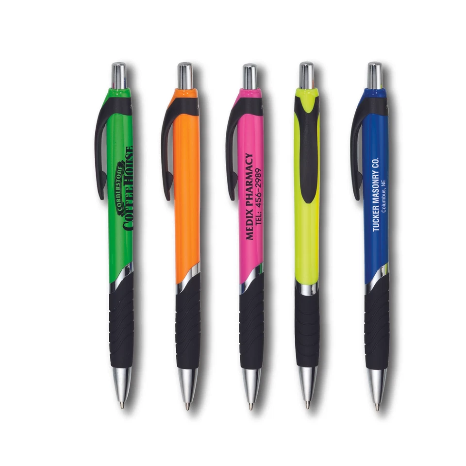 300 bolígrafos de tinta promocionales tropicales - con su impresión / logotipo personalizado, etc. Foto 1 de 1