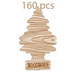 160 WUNDER BAUM WOODWORK Car Scent Hanging Little Trees Air Freshener b2b - Picture 1 of 8