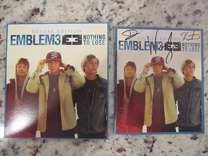 Emblem 3 E3 Signed Autographed " Nothing To Lose " Deluxe Emblem 3 - Picture 1 of 3