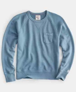 TODD SNYDER x CHAMPION SUN FADED MIDWEIGHT SWEATSHIRT in OIL BLUE Small - Picture 1 of 1