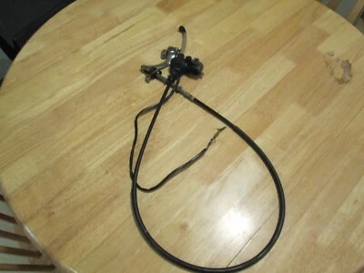 Honda MT250 Elsinore Front Brake Lever Perch Cable Wiring 1974 1975 1976 - Image 1 of 4