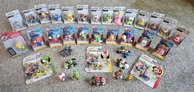 Lote de 36 figuras World Of Nintendo JAKKS Mini Mario Donkey Kong Luigi Yoshi Peach  Foto 1 de 4