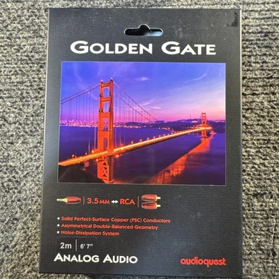 AudioQuest Golden Gate 3.5mm to RCA Cable 6.7 feet (2 meters) - Image 1 of 2