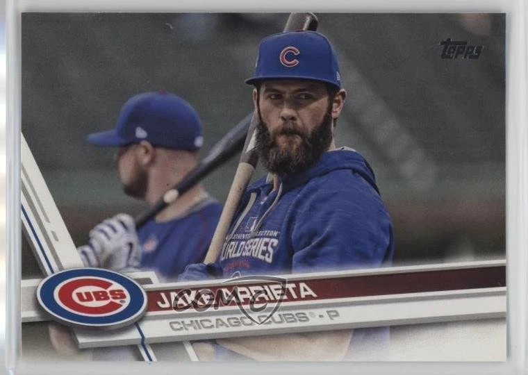 2017 Topps SP (With Bat) Jake Arrieta #528 - Image 1 of 2
