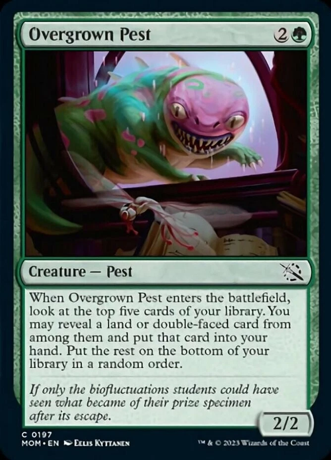 x1 Overgrown Pest - March of the Machines - NM - MTG - Image 1 of 1