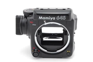 【N MINT】Mamiya 645 PRO Mediam Format Camera Body & Film Crank AC401 From Japan - Picture 1 of 8