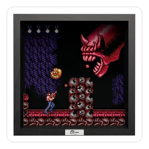 Pixel Frame - Contra - Dragon God Java - (9"x9") - Picture 1 of 3