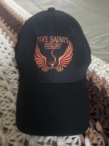 Five Saints Distilling Black Baseball Cap Mütze NEU - Bild 1 von 5