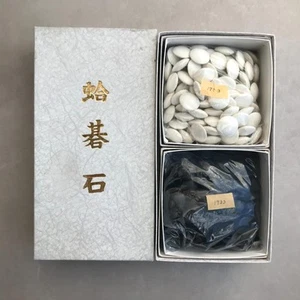 Clam Go Stone Hon Nachiguro Stone Size34 Hyuga Special with Box IGO Game 007 - Picture 1 of 19